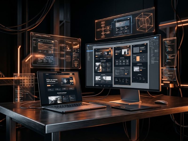 Diseño web futurista