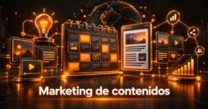 Marketing de contenidos para negocios en Ecuador con calendario y formatos digitales