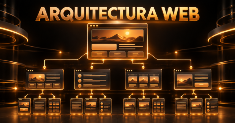 Arquitectura web para organizar un sitio